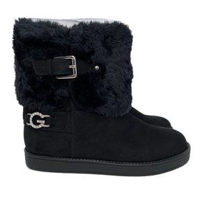 GBG LOS ANGELES WOMEN'S ALEYA FAUX FUR BOOTS NWT